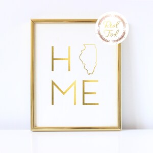 Regalo di Natale personalizzato, stampa laminata oro, arte da parete, arredamento per la casa, regalo per trasloco, regalo per nuova casa, regalo per i genitori