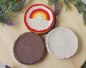 Cozy Coaster - Hand Crocheted, 100% Cotton