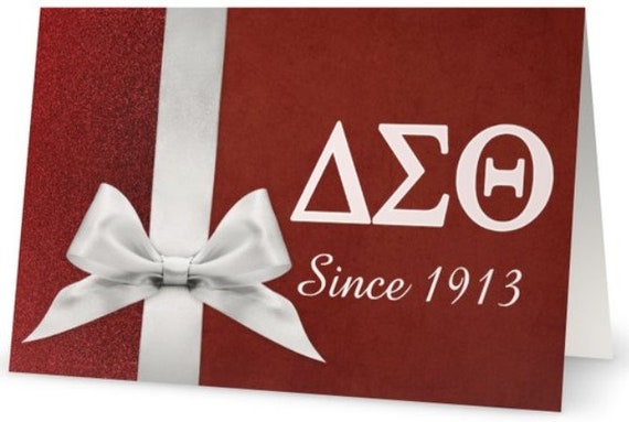 Delta Sigma Theta Greeting Cards Delta Greeting Cards Etsy