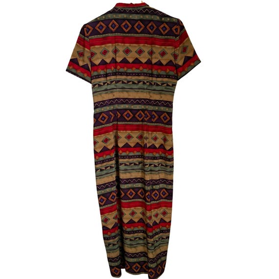 VTG J. Stevens Carol Escritor Southwestern Dress 8 Western Boho Chic Festival View 6