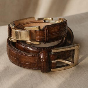 Vintage Fossil Belt - Etsy display picture 2