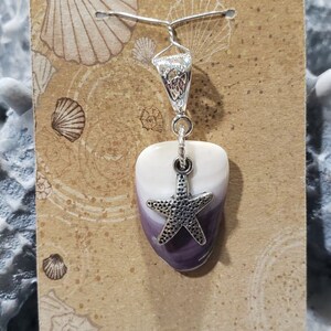 Clamshell Pendant with Starfish