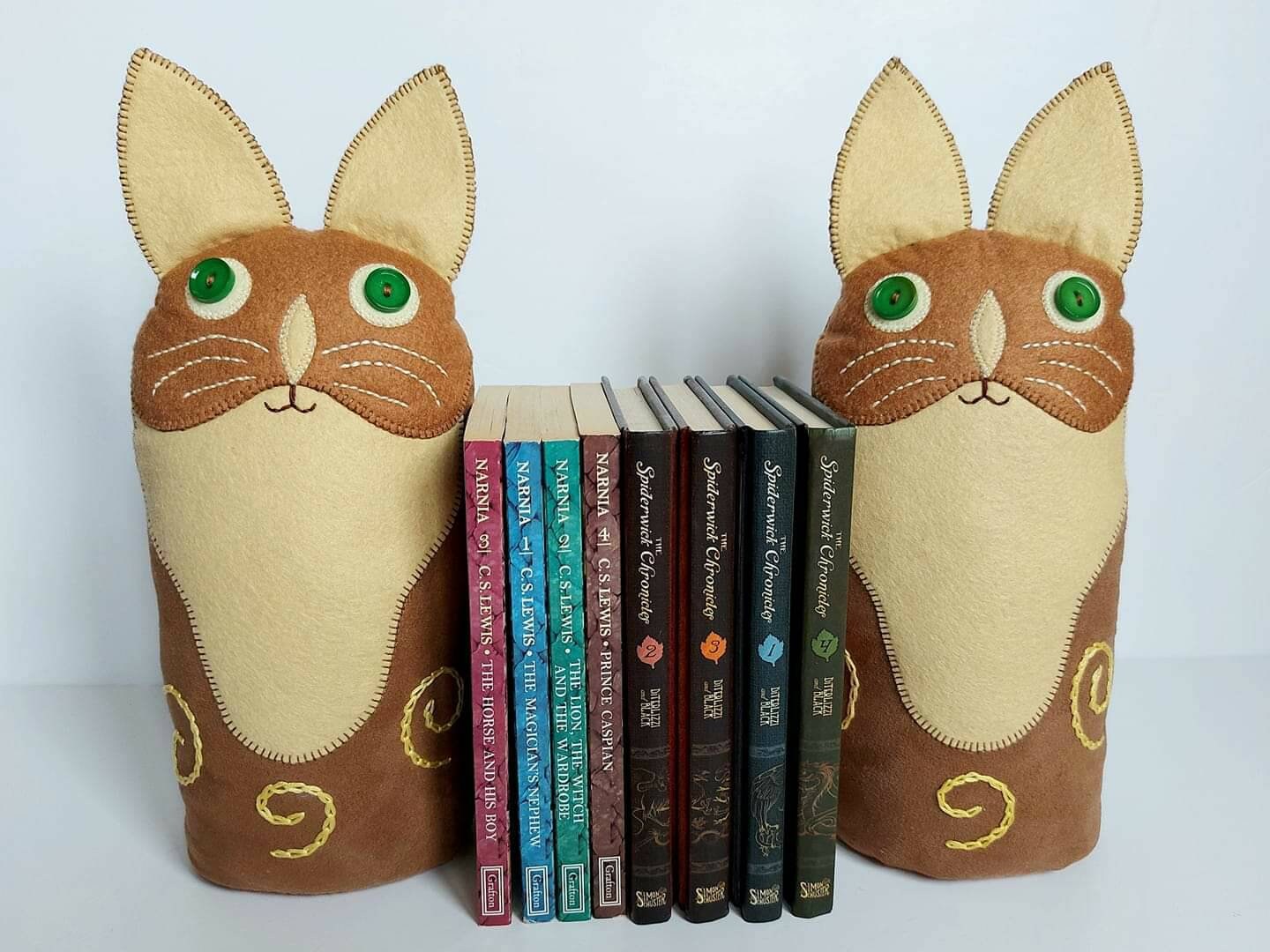 Cat Doorstop Ginger Cat Bookend Black Cat Door Stopper Etsy Ireland