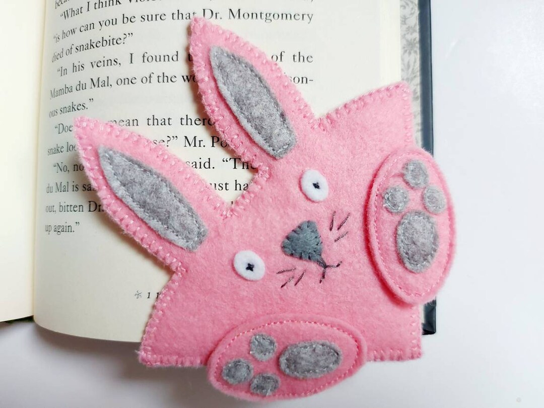 Rabbit Bookmark, Easter Gifts, Bunny Page Marker, Pocket Money Gifts ...