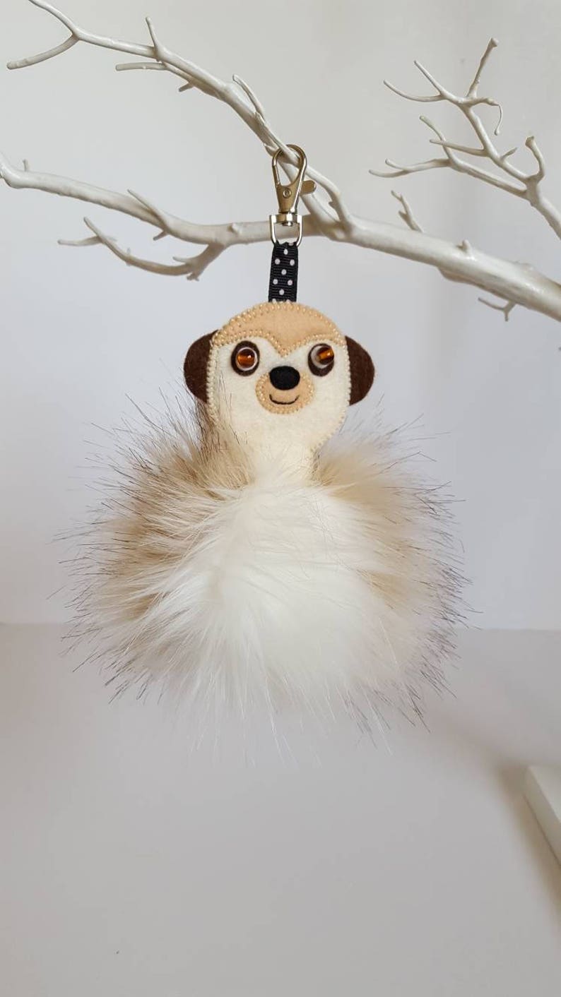 Brittany Spaniel Dog Animal Silver Charm Purse//Backpack Key Finder Ring
