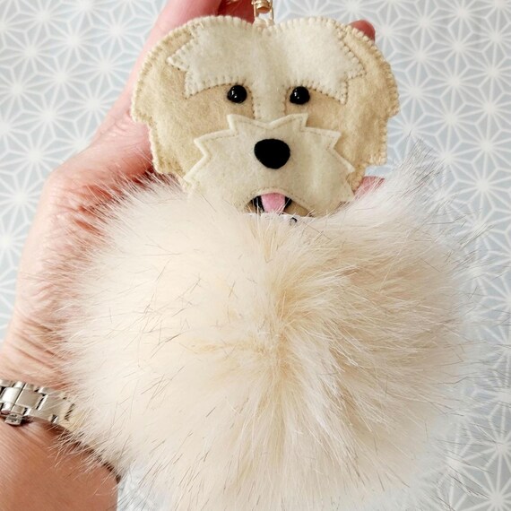 Porte-clés Ou Collier Labradoodle - Idéal Comme Petit Cadeau Pour Les Amoureux Des Chiens