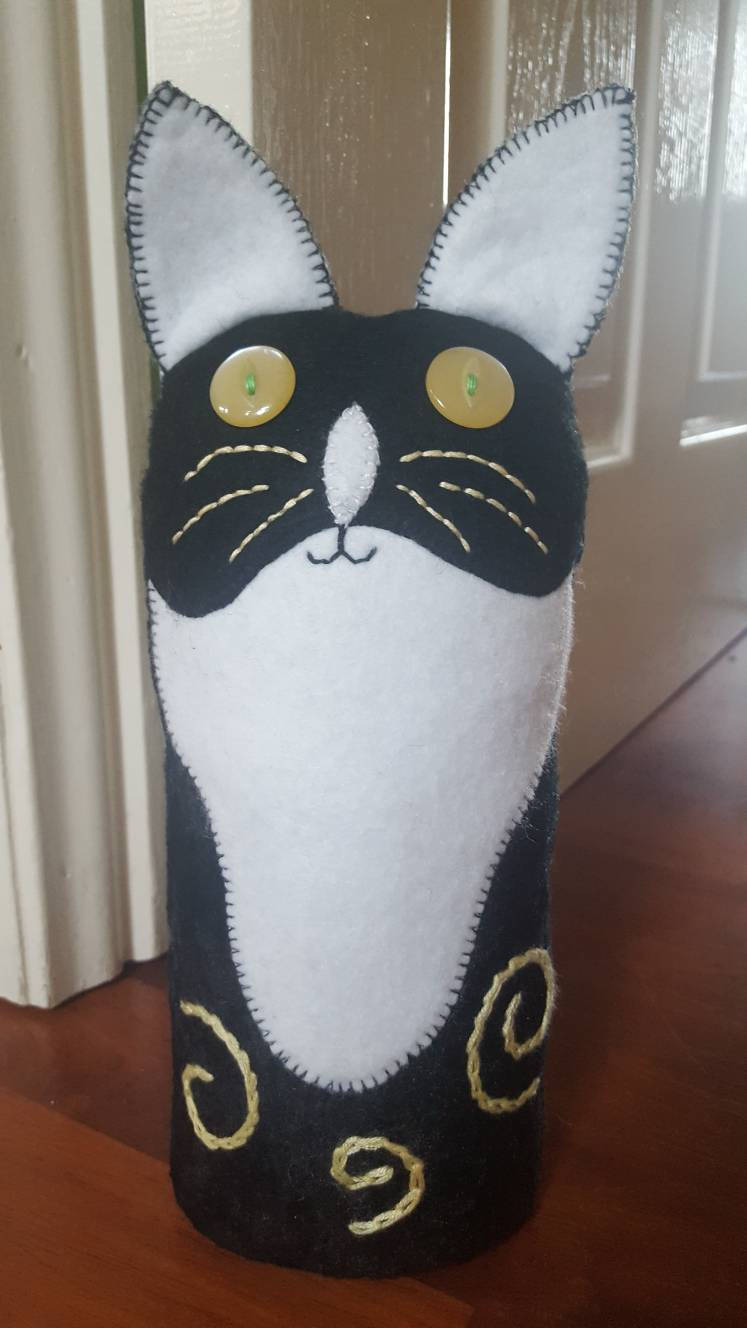 Cat Doorstop Ginger Cat Bookend Black Cat Door Stopper Etsy Ireland