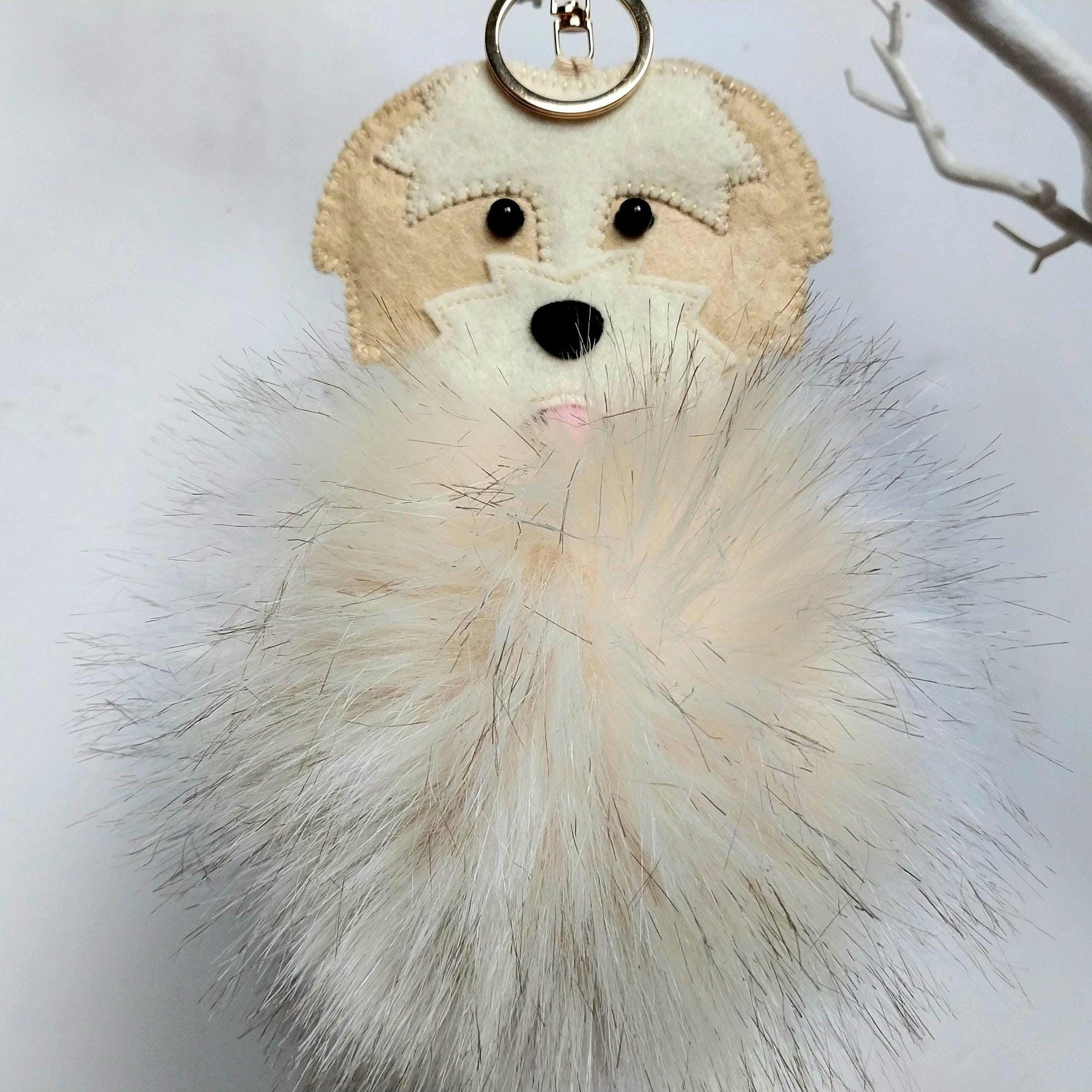 Porte-clés Ou Collier Labradoodle - Idée Cadeau Pour Amoureux Des Chiens