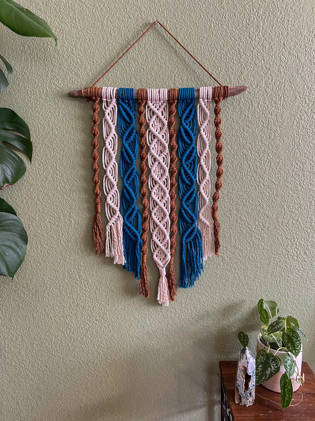 Boho Macrame Wall Hanging: Wall Decor - Etsy