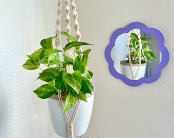 Macrame Plant hanger/Boho star plant hanger/Plant decor