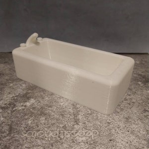 1/12 Scale Dollhouse Retro Bathtub
