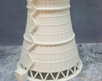 40K N Scale Model Nuclear Power Plant Cooling Tower((Large))