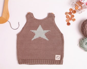 Baby Child Sweater Star Retro