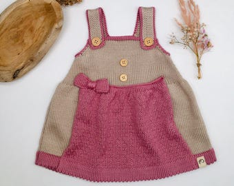 Dirndl para niñas, ropa tradicional infantil, bautizo, regalo para bebé, tejido de algodón, dirndl Oktoberfest para niñas, baby shower, sesión de fotos para bebés, nacimiento