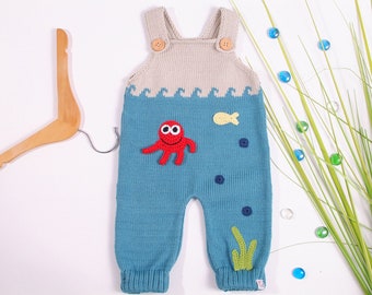 Romper Baby Bodysuit Knitted Bib Shorts Rocket Crop Rocket 50-86