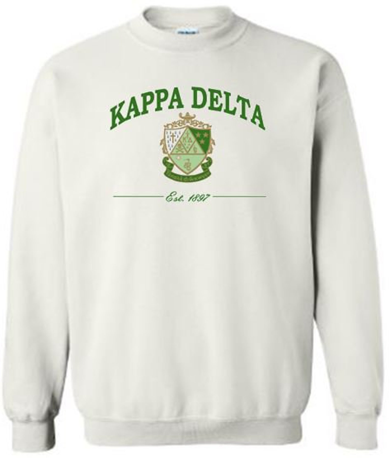 Greek Letter Shirts Sorority Sweatshirt Kappa Delta Crest - Etsy