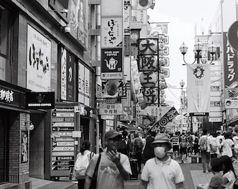 Dontonburi - Osaka, Japan Street Photography Digital Print