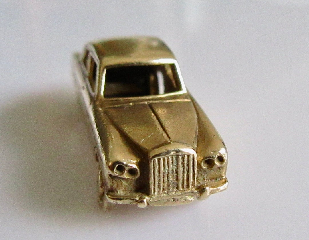 Large 9ct Gold Rolls Royce Silver Shadow Charm Etsy UK