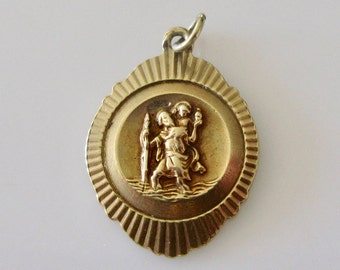 Ciondolo San Cristoforo Oro 9kt Ciondolo San Cristoforo In Oro - Foto 9