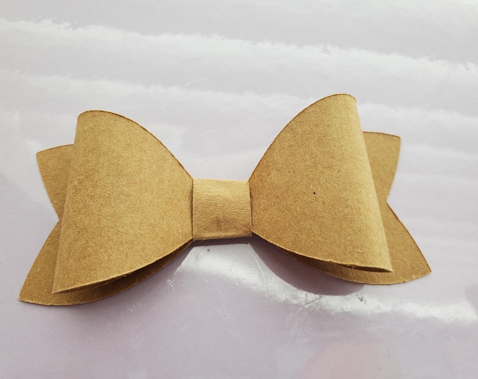 DIY Kraft Paper Bows: Gift Wrapping, Scrapbooking (12 Pack)