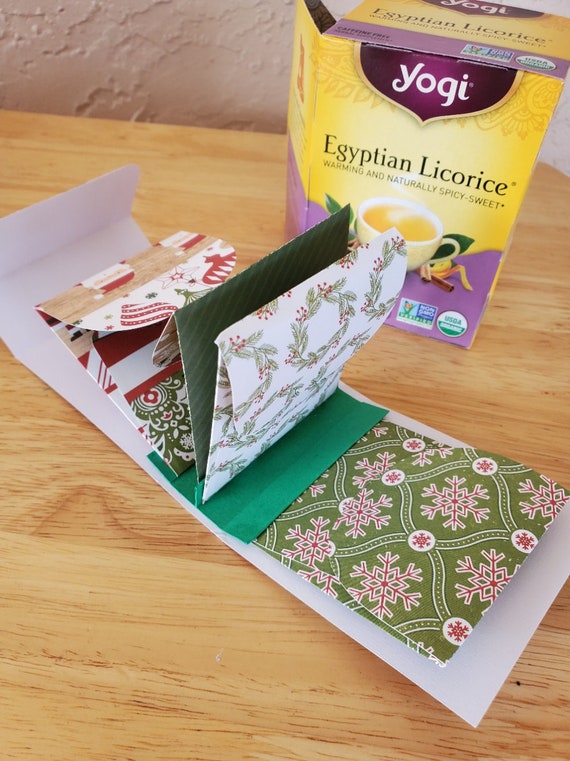 Tea Bag Sampler Holder: Holds 4 Teabags