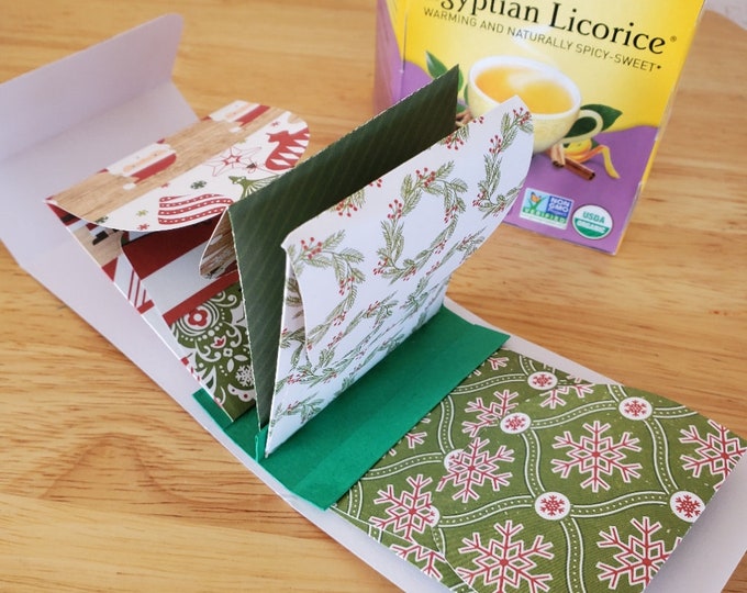 Tea Bag Sampler Holder: Holds 4 Teabags