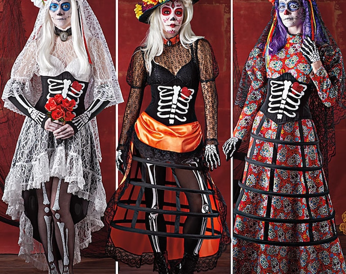 Simplicity 1033  Day of the Dead Costumes R5 Sizes 14, 16, 18, 20, 22