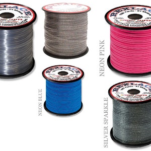 Cordon plat en plastique PVC REXLACE® - Bobine avec cordon de 100 yards (91 m) - 2,35 mm x 0,76 mm