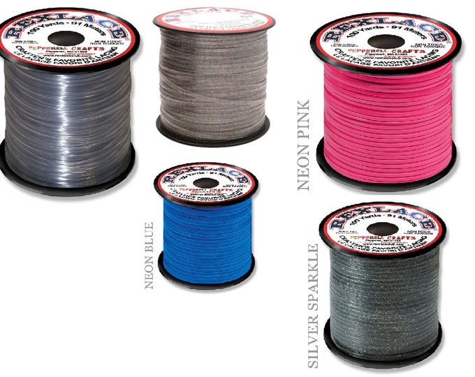 REXLACE® Plastic Lacing Cord: 100 Yards for Boondoggle Crafts