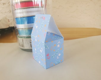 Origami Cardstock Favor Boxes: Ready to Assemble Gift Box Set of 20