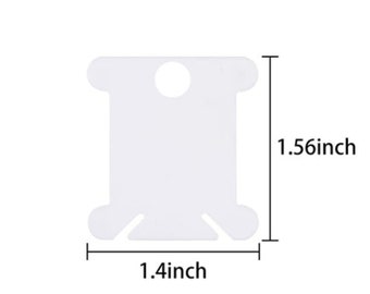 40 PZ PLASTICA punto croce organizer filo interdentale ricamo organizer