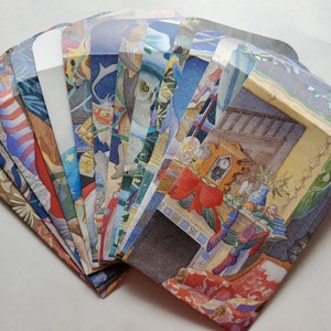 Enveloppes pour graines de livres pour enfants pour petits carnets de voyage, la nuit avant Noël