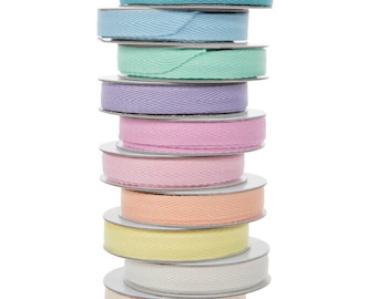 10 Pack Twill Decorative Trim - 3/8" by 2 yards