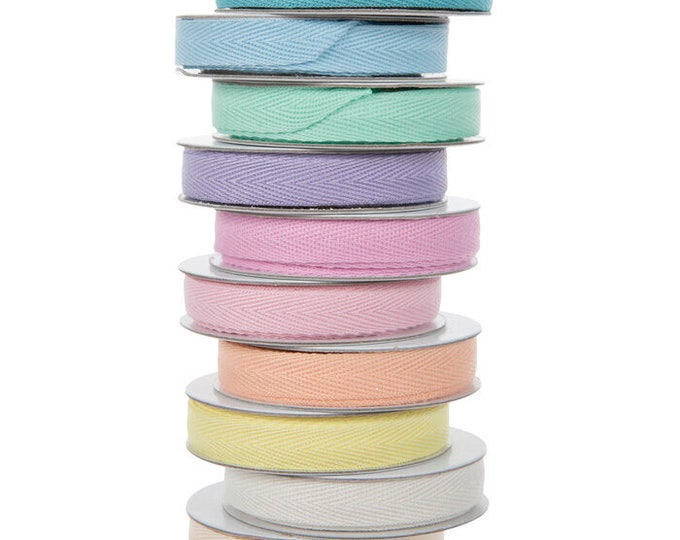 10 Pack Twill Decorative Trim - 3/8" by 2 yards