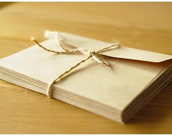 Kraft Envelopes - A2 Sealable 4 3/8" x 5 3/4", Set of 25