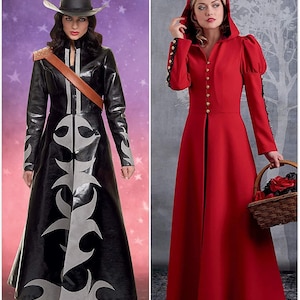 Simplicity Sewing Pattern R10295 / S8974 - Misses&#39; Cosplay Coat Costume