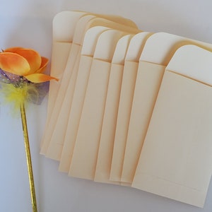 Mailers de envelopes de sementes de Manila, envelopes de moedas estilo vintage, armazenamento de papel pequeno e diários indesejados, 20 envelopes