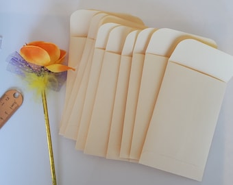 Manila Seed Envelopes: Vintage Style Paper Coin Envelopes, Set of 20