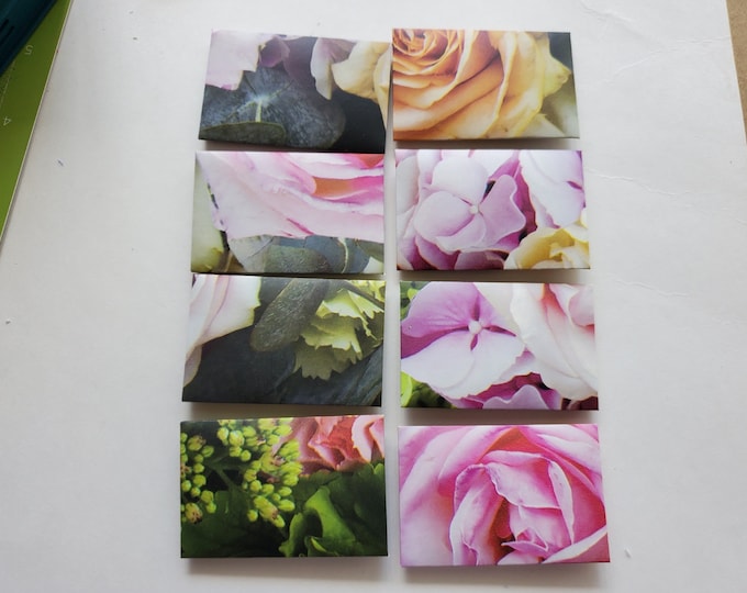 Floral Obsession Mini Tuck-in Envelopes with Blank White Cards Closes by tucking in Tab