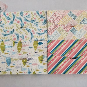 4 porta-cartões-presente de Natal (sem decoração)