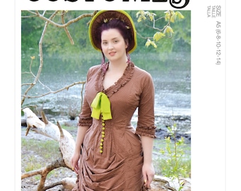 McCall's Patterns M8189 Misses' Costume Angela Clayton Natural Form Era Day Dress Top Bodice
