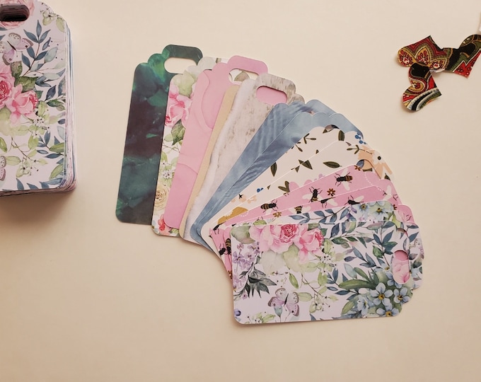 Patterned Gift Tags: Assorted Designs for Scrapbooking, Set of 12