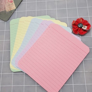 Indexkaart-tags plakboekversiering, grote set van 30 inch