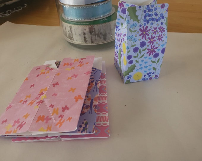 Milk Container Favor Boxes: Ready to Assemble, Set of 20