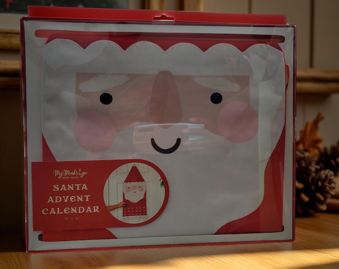 Vintage Santa Advent Calendar: My Mind's Eye Fabric Christmas Countdown