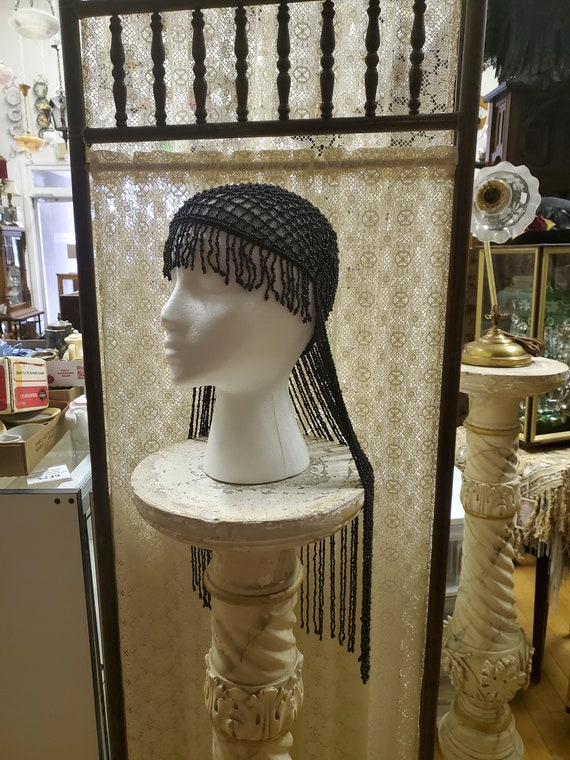 beaded skull cap
