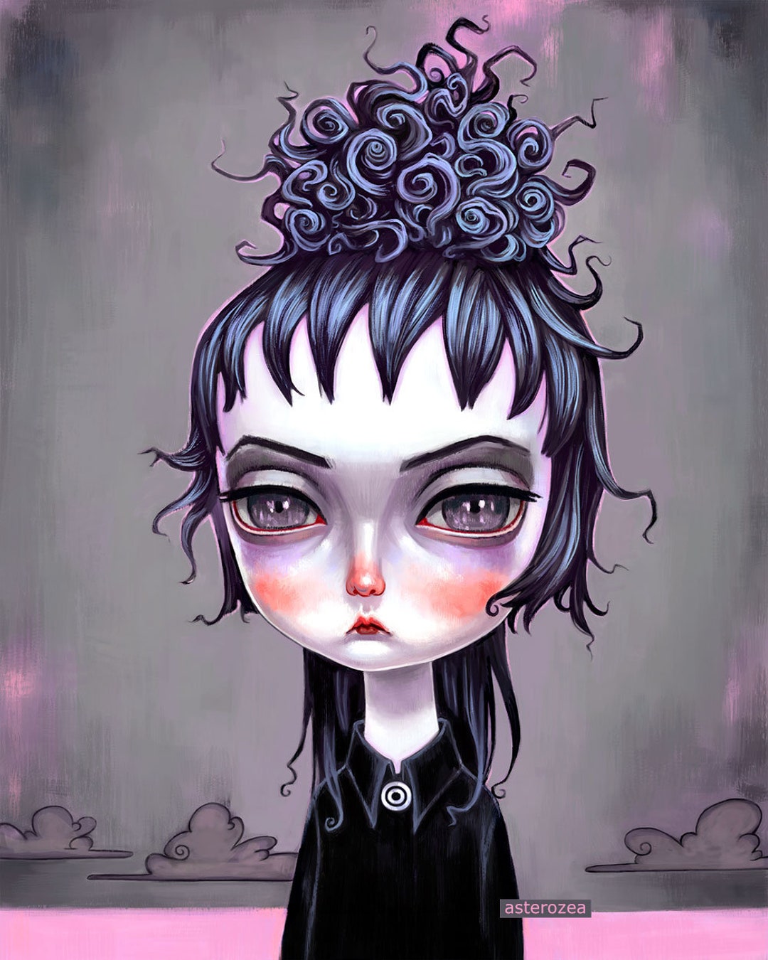 Beetlejuice Lydia Deetz Wall Art Print - Pop Surrealism