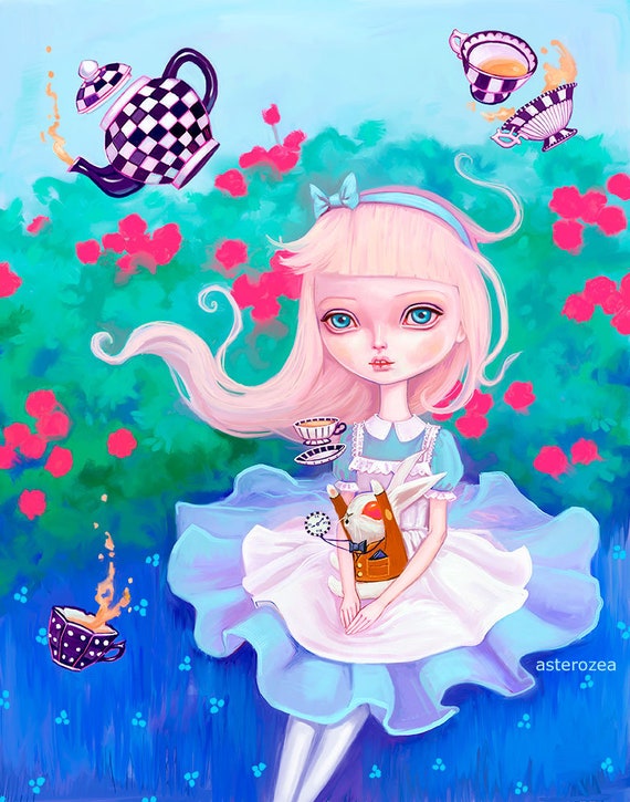 Original Alice In Wonderland Art