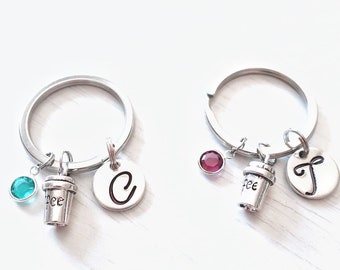 Coffee Gifts Set of 2 - Gift best friend | Best Friend Keychain | Best Friend Gift | Best Friends | BFF | Friend