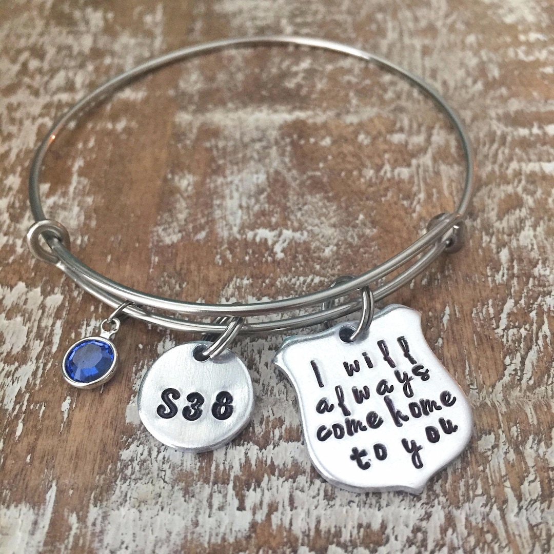 Police Wife Bracelet Police Officer Gifts Police Wife - Etsy